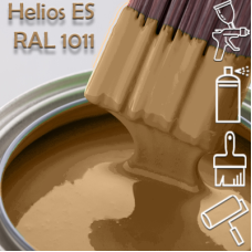 RAL 1011 глянцева 1К швидкосохнуча антикорозійна емаль Helios ES - 1л