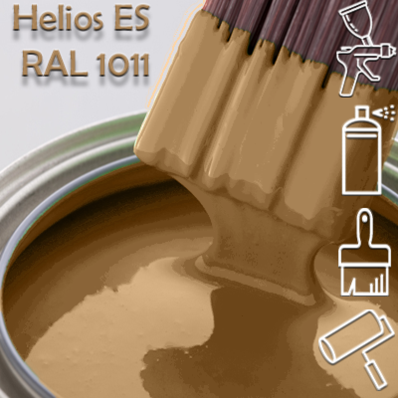 RAL 1011 глянцева 1К швидкосохнуча антикорозійна емаль Helios ES - 1л RAL 1011 глянцева 1К швидкосохнуча антикорозійна емаль Helios ES - 1л