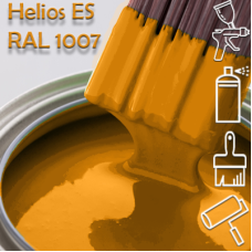 RAL 1007 глянсова 1К швидковисихна антикорозійна емаль Helios ES — 1 л