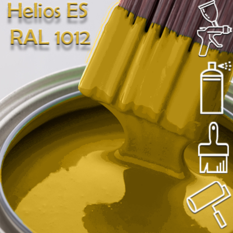 RAL 1012 глянцева 1К швидкосохнуча антикорозійна емаль Helios ES - 1л RAL 1012 глянцева 1К швидкосохнуча антикорозійна емаль Helios ES - 1л