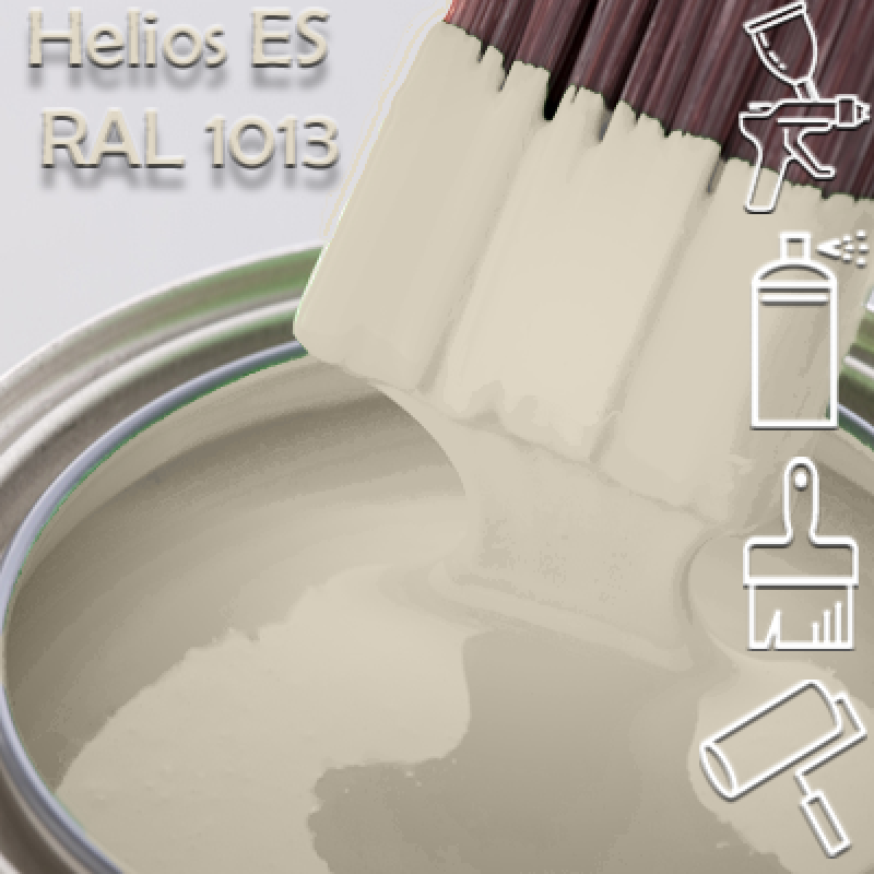 RAL 1013 глянцева 1К швидкосохнуча антикорозійна емаль Helios ES - 1л RAL 1013 глянцева 1К швидкосохнуча антикорозійна емаль Helios ES - 1л