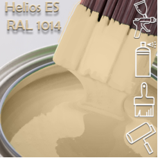 RAL 1014 глянцева 1К швидкосохнуча антикорозійна емаль Helios ES - 1л