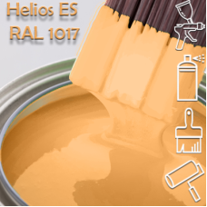 RAL 1017 глянсова 1К швидковисихна антикорозійна емаль Helios ES — 1 л