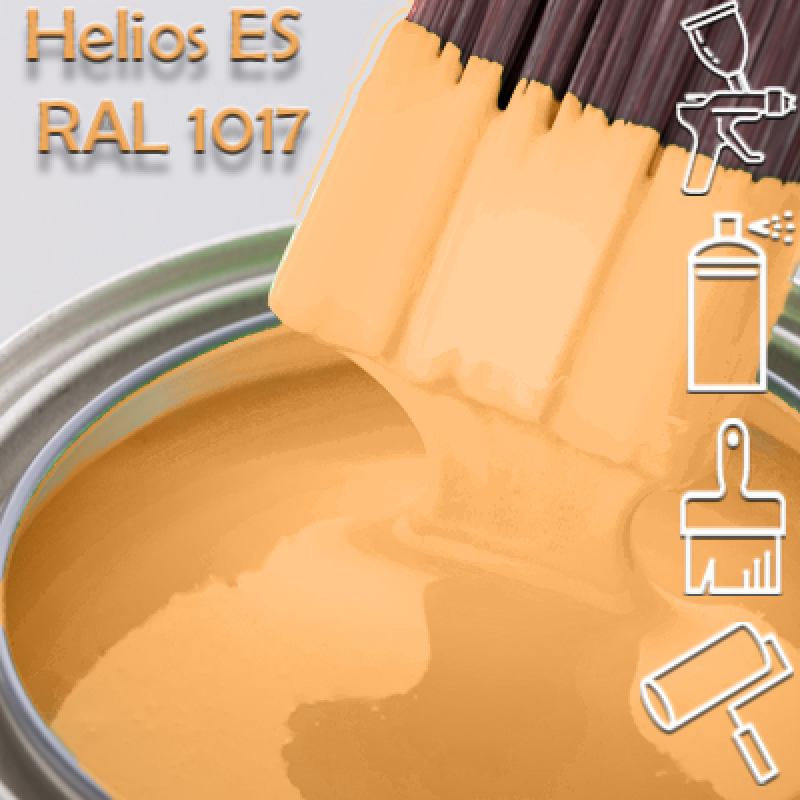 RAL 1017 глянсова 1К швидковисихна антикорозійна емаль Helios ES — 1 л RAL 1017 глянсова 1К швидковисихна антикорозійна емаль Helios ES — 1 л