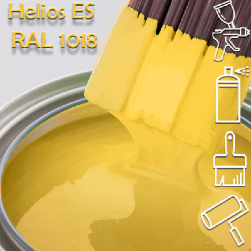 RAL 1018 глянцева 1К швидкосохнуча антикорозійна емаль Helios ES - 1л RAL 1018 глянцева 1К швидкосохнуча антикорозійна емаль Helios ES - 1л