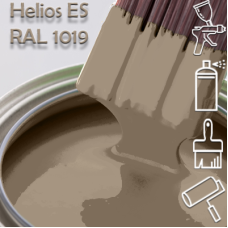 RAL 1019 глянцева 1К швидкосохнуча антикорозійна емаль Helios ES - 1л