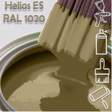 RAL 1020 глянцева 1К швидкосохнуча антикорозійна емаль Helios ES - 1л