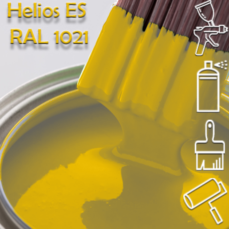 RAL 1021 глянцева 1К швидкосохнуча антикорозійна емаль Helios ES - 1л RAL 1021 глянцева 1К швидкосохнуча антикорозійна емаль Helios ES - 1л