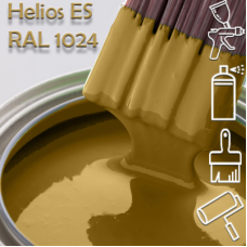 RAL 1024 глянцева 1К швидкосохнуча антикорозійна емаль Helios ES - 1л