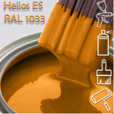 RAL 1033 глянцева 1К швидкосохнуча антикорозійна емаль Helios ES - 1л