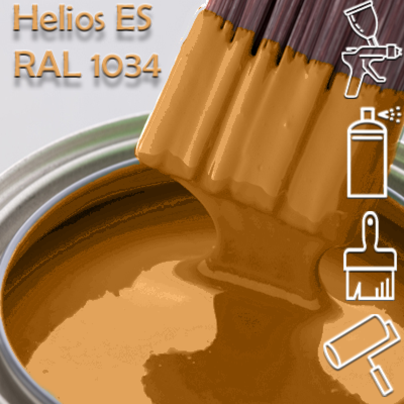 RAL 1034 глянцева 1К швидкосохнуча антикорозійна емаль Helios ES - 1л RAL 1034 глянцева 1К швидкосохнуча антикорозійна емаль Helios ES - 1л