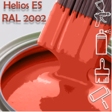 RAL 2002 глянцева 1К швидкосохнуча антикорозійна емаль Helios ES - 1л