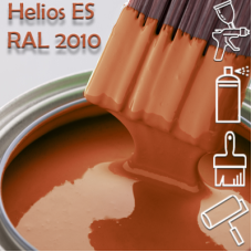 RAL 2010 глянцева 1К швидкосохнуча антикорозійна емаль Helios ES - 1л