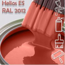 RAL 2012 глянцева 1К швидкосохнуча антикорозійна емаль Helios ES - 1л