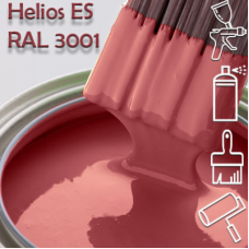RAL 3001 глянцева 1К швидкосохнуча антикорозійна емаль Helios ES - 1л