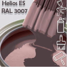 RAL 3007 глянцева 1К швидкосохнуча антикорозійна емаль Helios ES - 1л