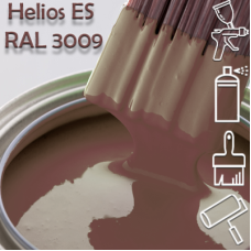 RAL 3009 глянцева 1К швидкосохнуча антикорозійна емаль Helios ES - 1л