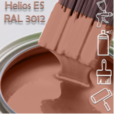 RAL 3012 глянцева 1К швидкосохнуча антикорозійна емаль Helios ES - 1л