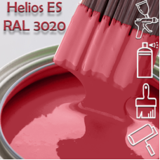 RAL 3020 глянцева 1К швидкосохнуча антикорозійна емаль Helios ES - 1л