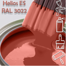 RAL 3022 глянцева 1К швидкосохнуча антикорозійна емаль Helios ES - 1л
