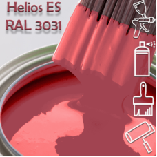 RAL 3031 глянцева 1К швидкосохнуча антикорозійна емаль Helios ES - 1л