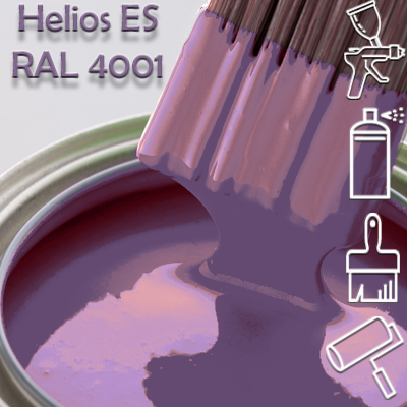 RAL 4001 глянцева 1К швидкосохнуча антикорозійна емаль Helios ES - 1л