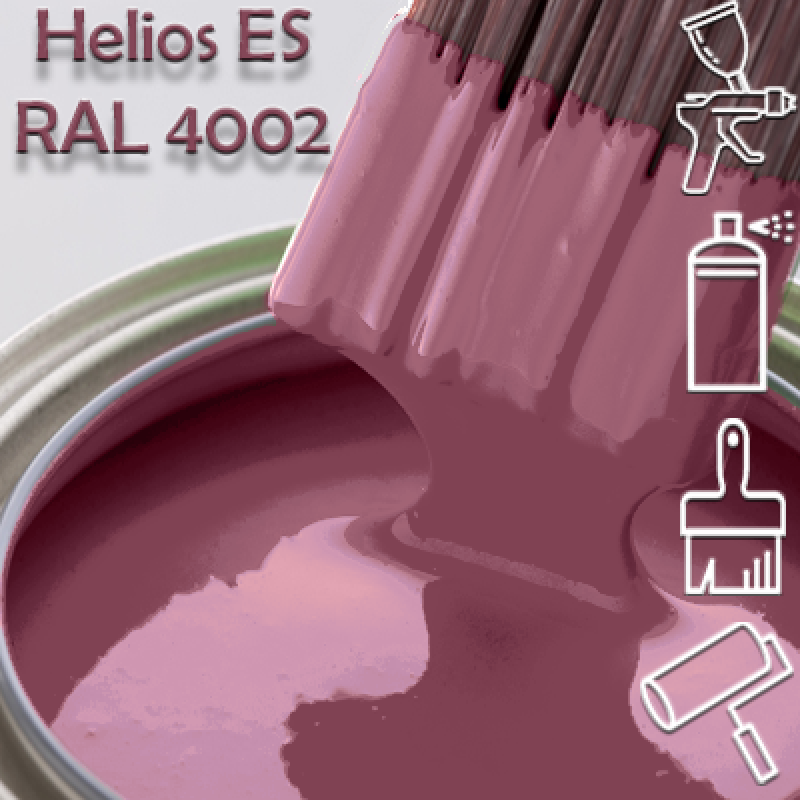 RAL 4002 глянцева 1К швидкосохнуча антикорозійна емаль Helios ES - 1л