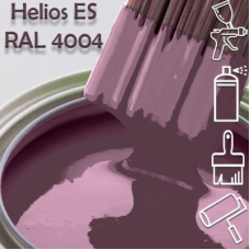 RAL 4004 глянцева 1К швидкосохнуча антикорозійна емаль Helios ES - 1л