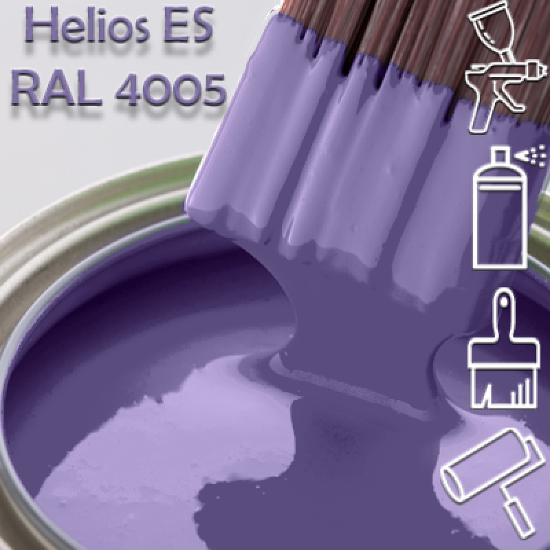 RAL 4005 глянцева 1К швидкосохнуча антикорозійна емаль Helios ES - 1л