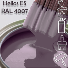 RAL 4007 глянцева 1К швидкосохнуча антикорозійна емаль Helios ES - 1л