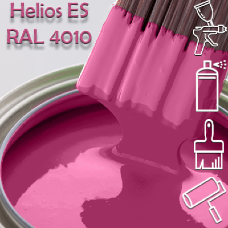 RAL 4010 глянцева 1К швидкосохнуча антикорозійна емаль Helios ES - 1л