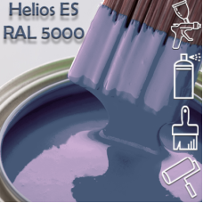 RAL 5000 глянцева 1К швидкосохнуча антикорозійна емаль Helios ES - 1л