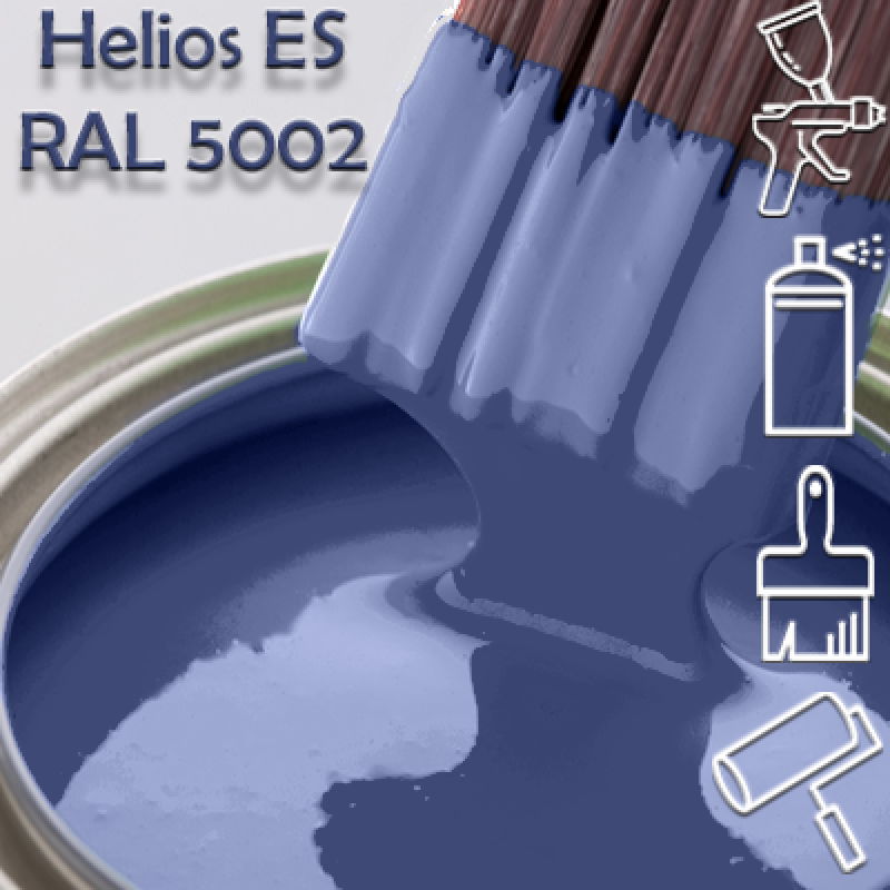 RAL 5002 глянцева 1К швидкосохнуча антикорозійна емаль Helios ES - 1л