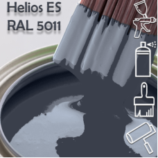 RAL 5011 глянцева 1К швидкосохнуча антикорозійна емаль Helios ES - 1л