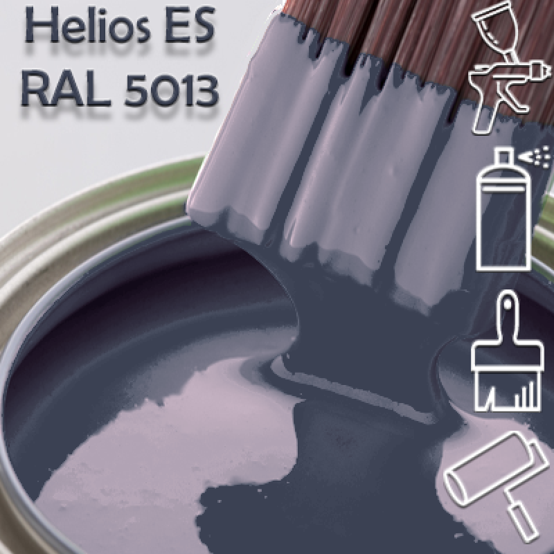 RAL 5013 глянцева 1К швидкосохнуча антикорозійна емаль Helios ES - 1л RAL 5013 глянцева 1К швидкосохнуча антикорозійна емаль Helios ES - 1л