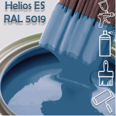 RAL 5019 глянцева 1К швидкосохнуча антикорозійна емаль Helios ES - 1л