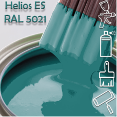 RAL 5021 глянцева 1К швидкосохнуча антикорозійна емаль Helios ES - 1л