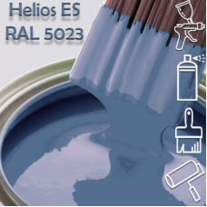 RAL 5023 глянцева 1К швидкосохнуча антикорозійна емаль Helios ES - 1л