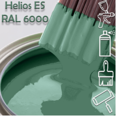 RAL 6000 глянцева 1К швидкосохнуча антикорозійна емаль Helios ES - 1л
