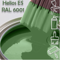 RAL 6001 глянцева 1К швидкосохнуча антикорозійна емаль Helios ES - 1л
