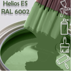 RAL 6002 глянцева 1К швидкосохнуча антикорозійна емаль Helios ES - 1л