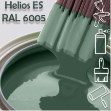 RAL 6005 глянцева 1К швидкосохнуча антикорозійна емаль Helios ES - 1л
