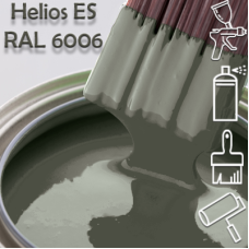 RAL 6006 глянцева 1К швидкосохнуча антикорозійна емаль Helios ES - 1л