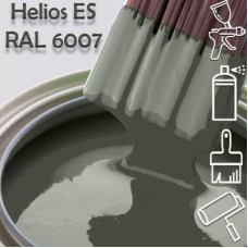 RAL 6007 глянцева 1К швидкосохнуча антикорозійна емаль Helios ES - 1л