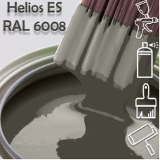 RAL 6008 глянцева 1К швидкосохнуча антикорозійна емаль Helios ES - 1л