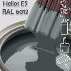 RAL 6012 глянцева 1К швидкосохнуча антикорозійна емаль Helios ES - 1л