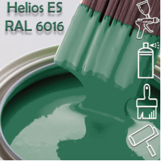 RAL 6016 глянцева 1К швидкосохнуча антикорозійна емаль Helios ES - 1л