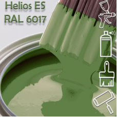 RAL 6017 глянцева 1К швидкосохнуча антикорозійна емаль Helios ES - 1л