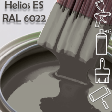 RAL 6022 глянцева 1К швидкосохнуча антикорозійна емаль Helios ES - 1л