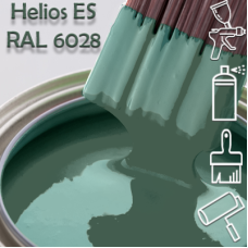 RAL 6028 глянцева 1К швидкосохнуча антикорозійна емаль Helios ES - 1л